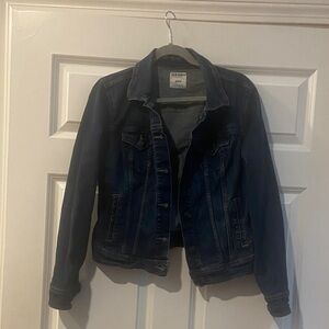 🧡 Women’s Old Navy Dark Wash Blue Denim Jacket